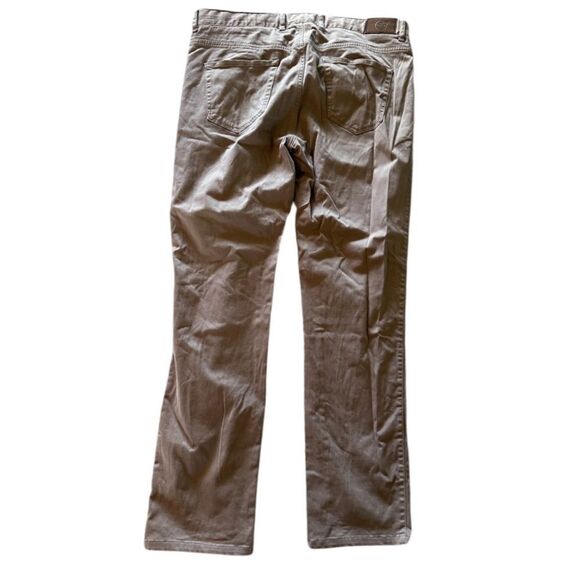 Mens Peter Millar wayfare Khaki Jeans Pants Straight Beige Size 35 - Picture 3 of 5